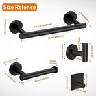 6pcs Bathroom Hardware Towel Bar Set -  Bathroom Accessories Set