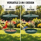 Squirrel-proof Bird Feeder With Large Capacity Weatherproof  Wild Bird Feed New