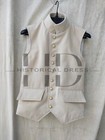 18th Century Off White Waistcoat And Breaches British Revolutionary War Men Fast