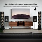 Fosi Audio Za3 Balanced Stereo Amplifier Home Audio Component Mono Amp With 48v