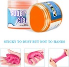 Universal Car Interior Cleaning Gel Putty  Detailing Tool For Ke Color  Orange