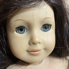 American Girl 18   Brown Hair And Green Eyes  written On Foot 