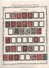 Uk Gb 1840s-1850s British Isles County Postmark Collection Of 60 Stamps
