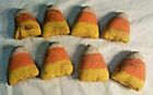 Candy Corn fall halloween bowl Fillers set Of 8 farmhouse grunged