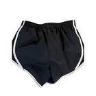Nike Girls Dri-fit Running Shorts Black White Size Small S 0105