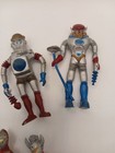 Vintage Colorforms Outer Space Silver 2 5    Figures  8 Figure Lot