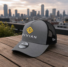 Rivian Forever Hat Ballcap  Hat  Cap Adjustable Light Grey Embroidered