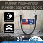 Usa 50 Pack Heavy Duty 31  Epdm Rubber Tarp-strap Tie Down Bungee Cord W  S Hook