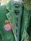 Allman Brothers Band Concert Jacket Sun Studio Green Velvet American Eagle Xs