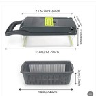 15-in-1 Vegetable Chopper Kit Dicer Slicer Onion Cutter Kitchen Gadget