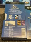 Lot Of 7 Sony T-120 6 Hour Ep Premium Grade Blank Vhs Vcr Tapes Sealed New
