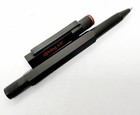 Vintage Rotring 600 Classic Rollerball Pen Cap Black 2 Color Indicator Germany