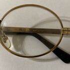 Vintage 14 Karat Gold Filled Round Windsor Glasses Frames France 44 18