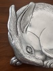 Vintage 1988 Arthur Court Metalware Bunny Rabbit Tray