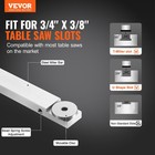 Vevor Precision Table Saw Miter Gauge Standard Slot 3 4   X 3 8   18 In Grating