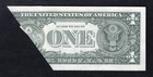 2003  1 Frn Federal Reserve Note    major Printed Foldover Error    About Unc