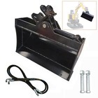 Attachments Mini Excavator   Grabber  Hammer  Ripper  Rake  Auger  Bucket  Thumb