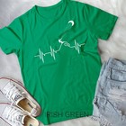 Kitesurfer Heartbeat - Kiteboard Kite Surfing Kiteboarding Shirt Unisex T-shirt