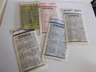 Crystal Mounts For Stamp Collecting - 5 Opened Pachages - Small  Medium  Large