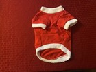 New Super Cute Dog Cat Pet Clothes apparel Red Merry Christmas Shirt Size M