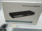 Mt-viki Dual Monitor Kvm Switch Hdmi 2 Port 4k  60hz With Hdmi Kvm Usb Cables