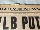 Vintage April 29 1943 Full Newspaper New York Daily News Fdr World War 2 Yankees
