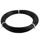 100 Ft Vinyl Coated Black Wire Rope Cable 304 Stainless Steel 7x7  1 16  - 3 32 