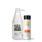 Brazilian 0  Keratin Damaged Dry Curly Frizzy Hair Straightening Care Set