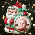 Personalized Baby   s First Christmas Ornament     Custom Photo Keepsake Gift