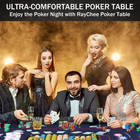 8 Player Poker Table Foldable  72    Texas Holdem Poker Table  Portable Casino Tab