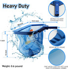 Pool Skimmer Net  Heavy Duty Leaf Rake Cleaning Tool  Fine Mesh Net Bag Catcher