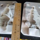 Vintage Slip Casting Ceramic Mold Byron s Mold Santa Clause Elf Christmas - M012