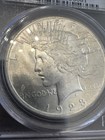 Peace Silver Dollar 1923 - 90  Silver Verified - Pcgs Ms64
