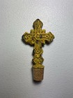 Cast Iron Cross Wine Stopper Cork  Very Unique 