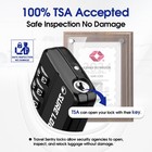 Tsa Approved 4-digit Resettable Combination Luggage Locks With Open Alert  Ea   
