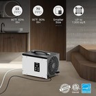 Alorair Crawl Space Basement Dehumidifier 70 Pint Dehumidifier W pump 5ywarranty