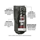 Sabre Red Pepper Gel Police Strength Tactical Series W  18 Ft Enhanced Safety