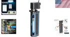 Aquarium Filter With Biochemical Sponge And Uv Light For Clear Water 20-100 Gal