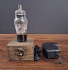 Old Vintage Radio Lighted Vacuum Tube - Led Night Light   Amplifier Desk Lamp