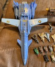 Vintage Kenner Mega Force Lot Stratofortress Air Superiority Bomber Missiles