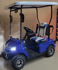 New Sr-rascal Single-rider Mobility Cart Scooter With Canopy     Blue Electric Per
