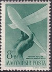 Stamp Hungary Sc B166-9 1943 3rd Reich Airmail Military Pilot Magyar Posta Mnh