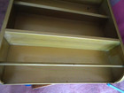 3-tier Shelf   Gold Metal W towel Rack  Garage Or Bathroom  22 X 16 1 4  