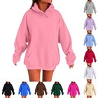 Womens Oversized Hoodies Cotton Sweatshirts Long Sleeve Pullover Fashion Tops