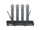 Gtd Audio 4 Channel Uhf Cordless Wireless 4 Microphones System Mic K-400