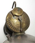 Vintage Miner s Carbide Auto Lite Lamp With Large Reflector