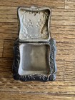 Antique Art Nouveau 925 Silver Trinket Box Circa 1915