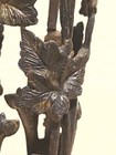 Rare Antique French Epergne Holder Bronze Base Neoclassical Missing Glass Vase