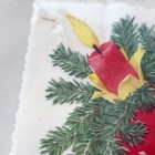 Vtg Wida Christmas Holiday Red Candle Greens Paper Napkins 20 New Cocktail