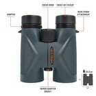 Athlon Optics 8x42 Midas Uhd 113004 Binoculars With Ed Glass